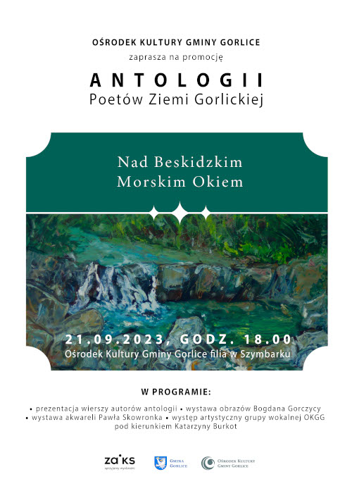 Plakat antologii poetów ziemi Gorlickiej